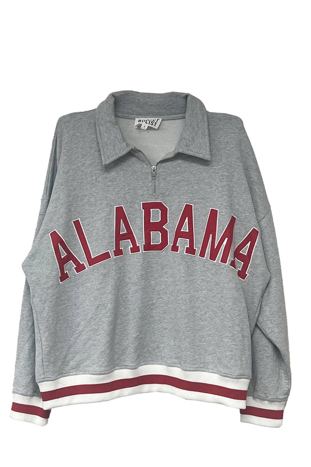 'ALABAMA' Embroidered Letter Pullover Top