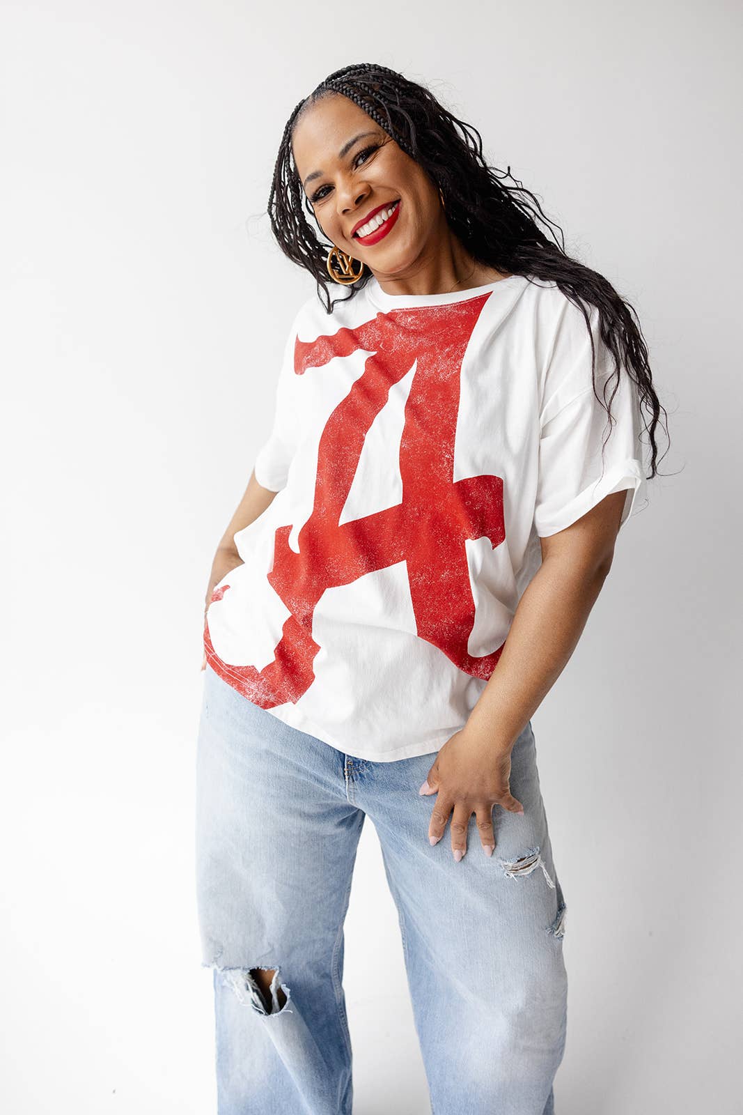Alabama Lawson Logo Oversized Tee