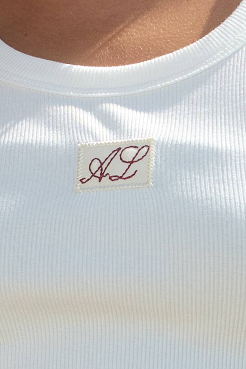 Signature "AL" Heritage Patch Ribbed Tank Top