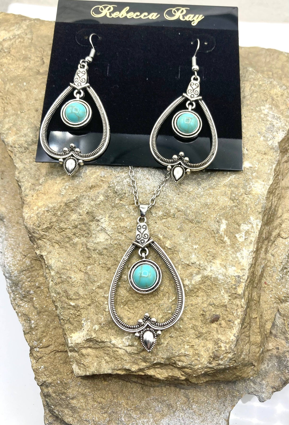 Boho Vintage Necklace and Earring set