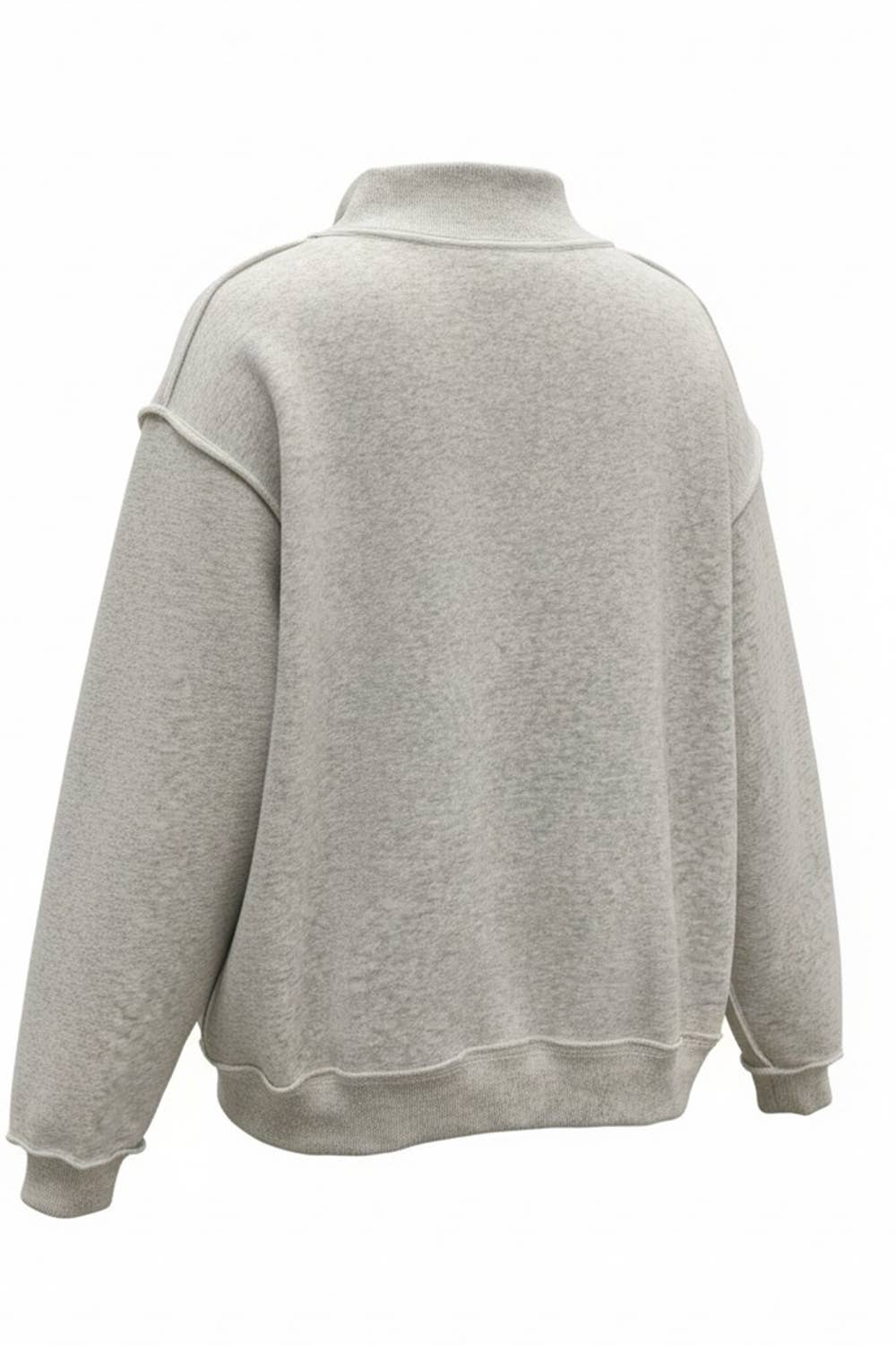 IT2594E-AL | 'AL' ALABAMA Embroidered Mock Neck Sweatshirt