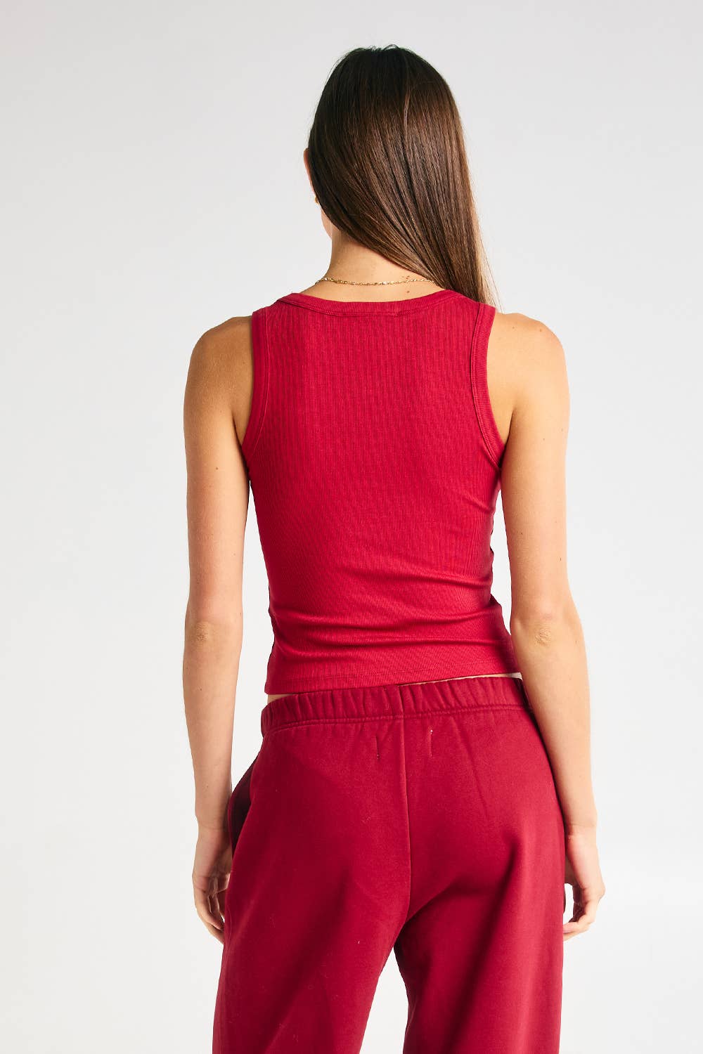 Signature "AL" Heritage Patch Ribbed Tank Top
