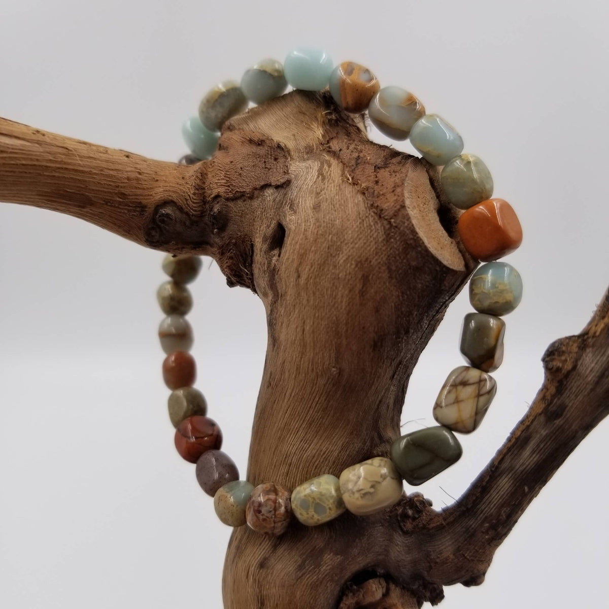 Natural Stone Beaded Irregular Bracelet