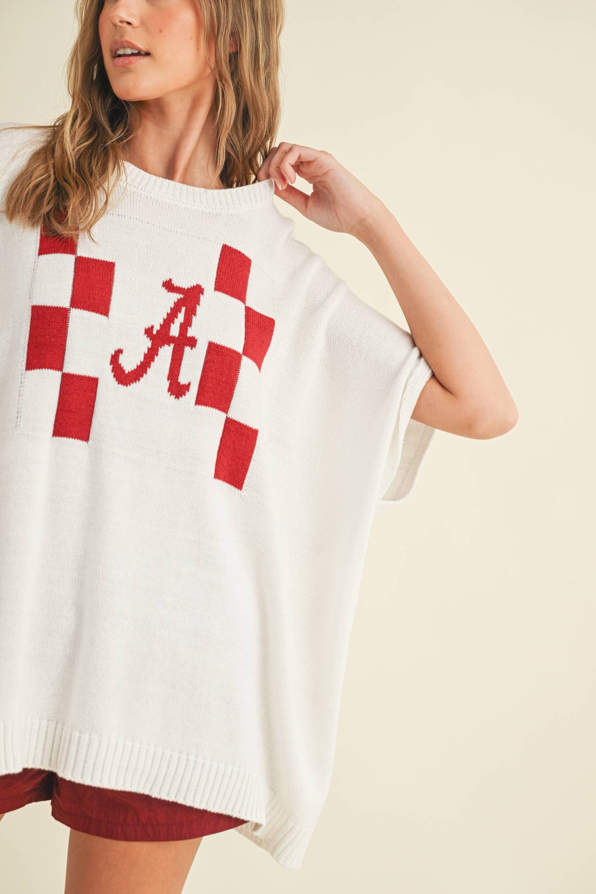 "A" SWEATER TOP