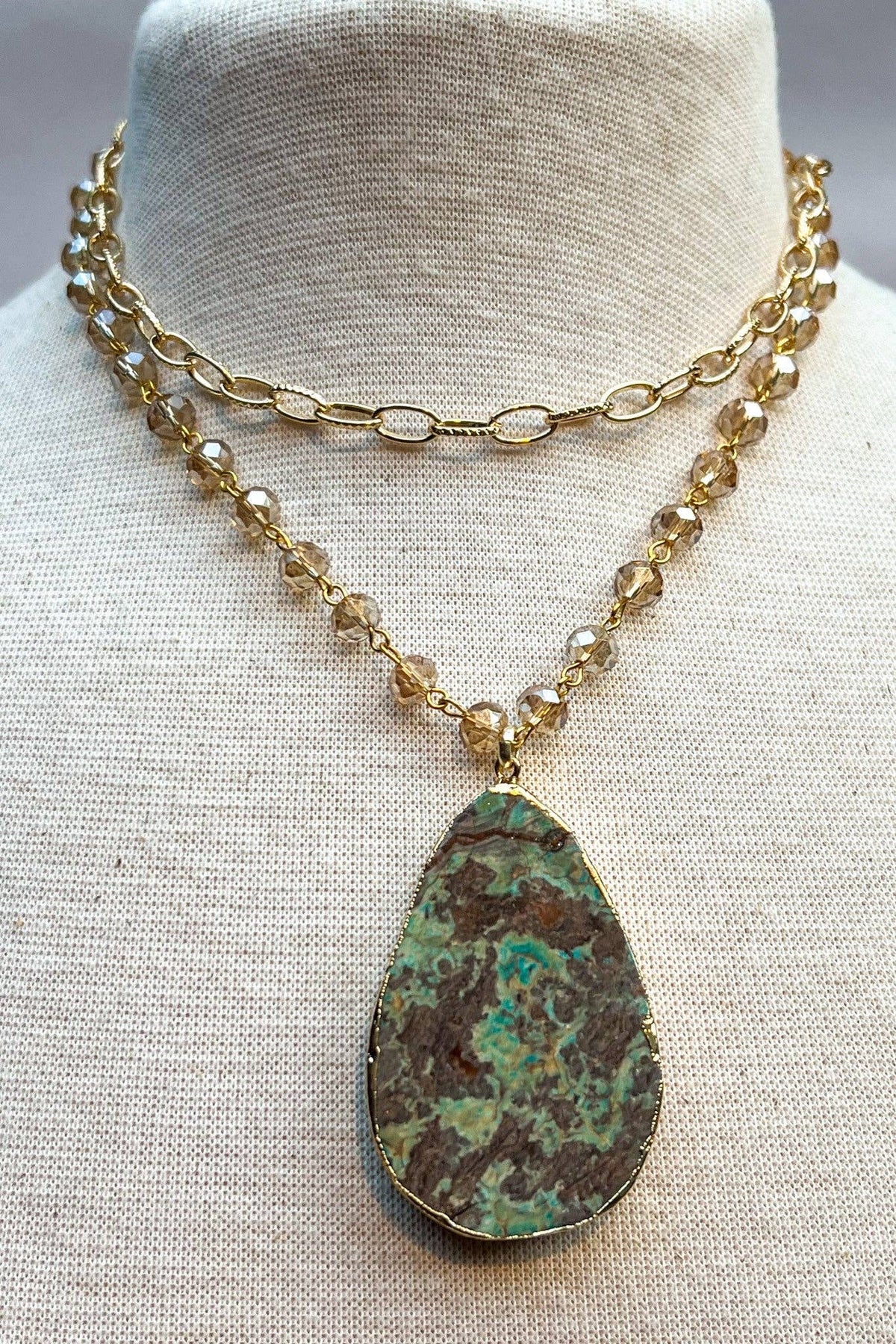 Sabrina Gold Short Necklace