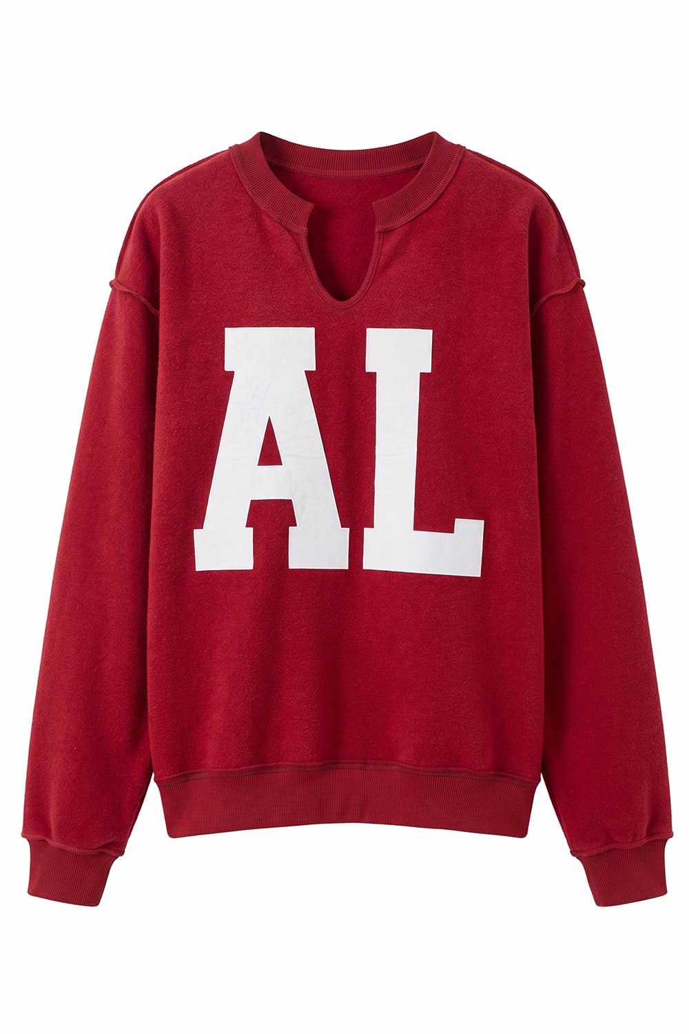 IT3097-AL | 'Alabama/AL' Reversible Oversized Pullover