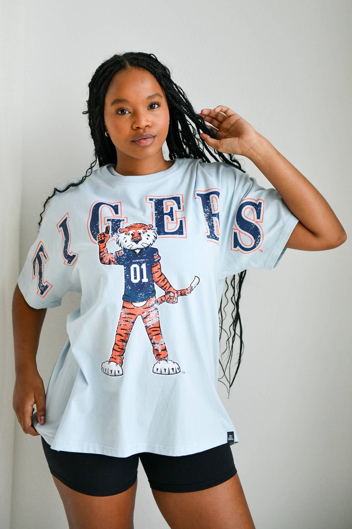 Auburn Southern Split Oversized Band Tee