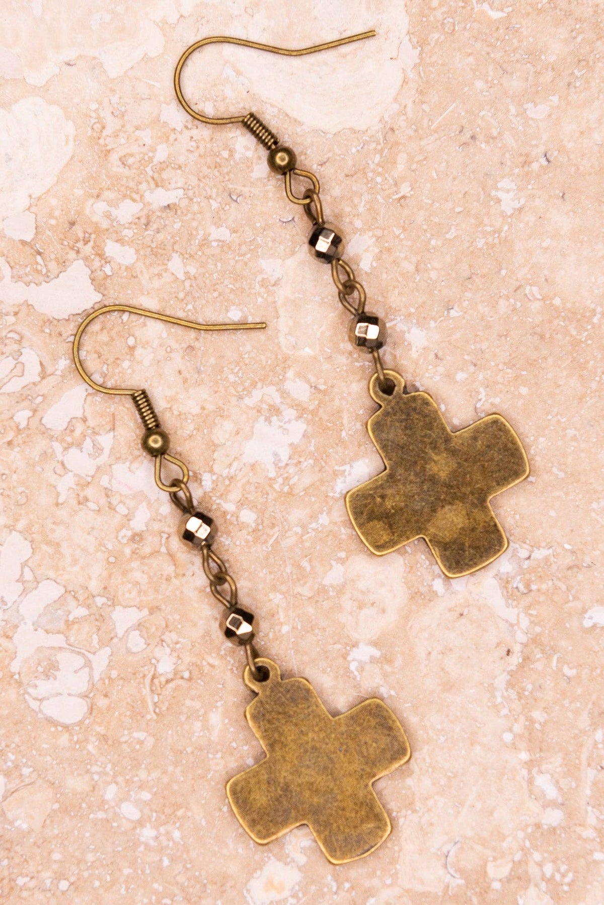 Joan Earrings in Bronze