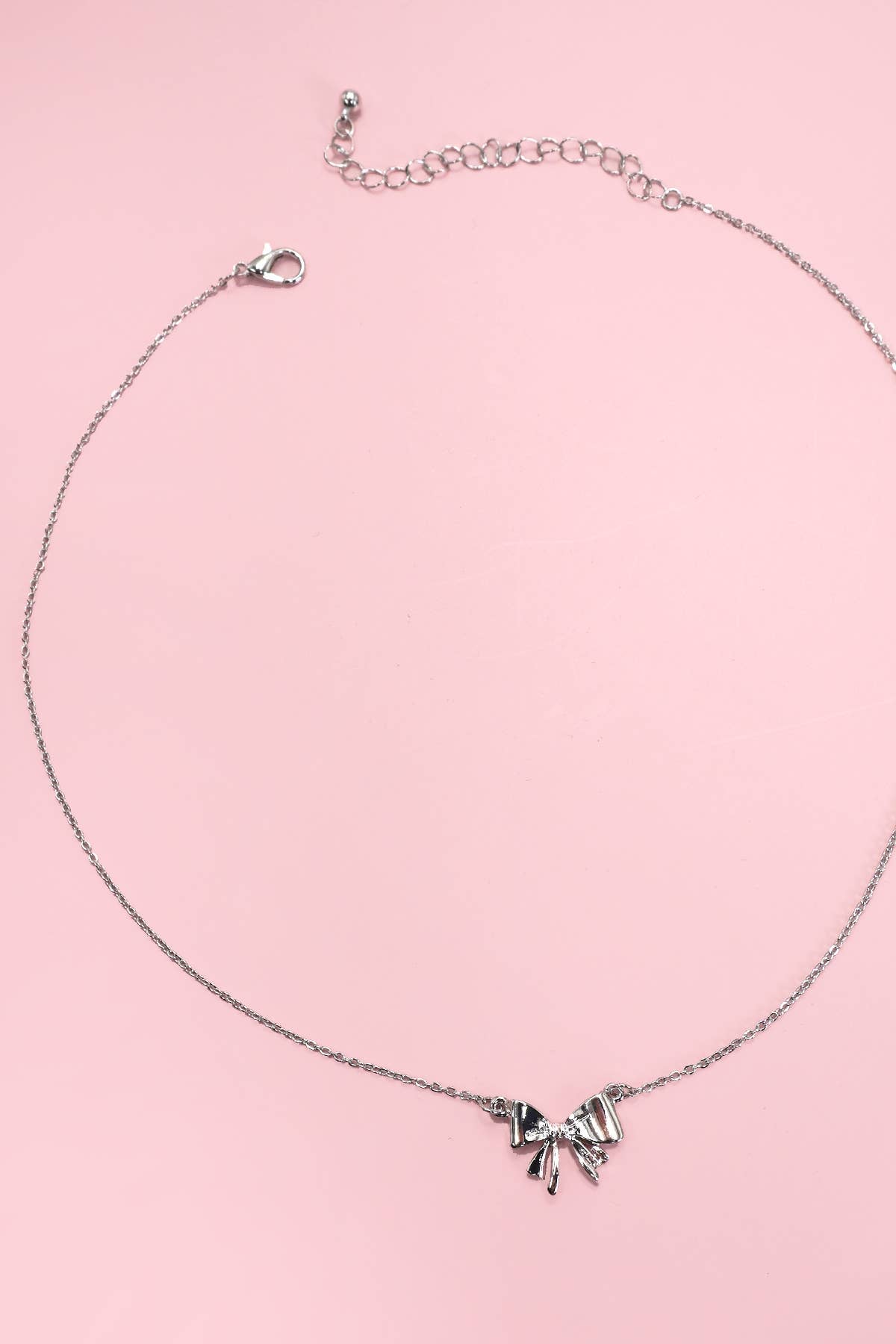 MINI BOW RIBBON NECKLACE | 80N427