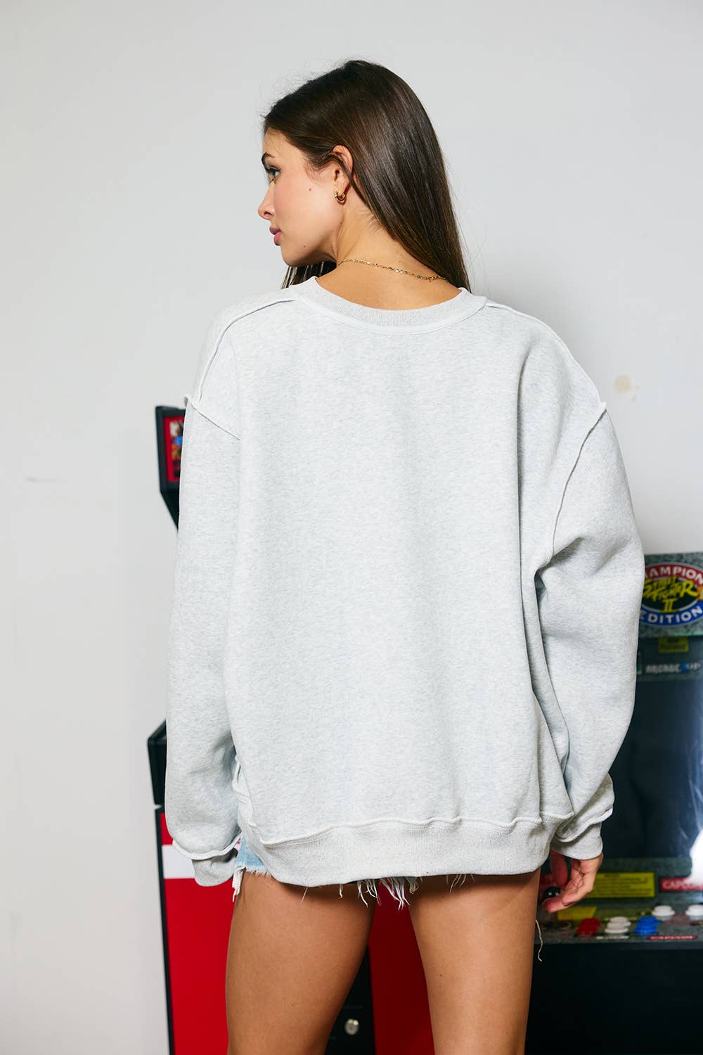 IT3097-AL | 'Alabama/AL' Reversible Oversized Pullover