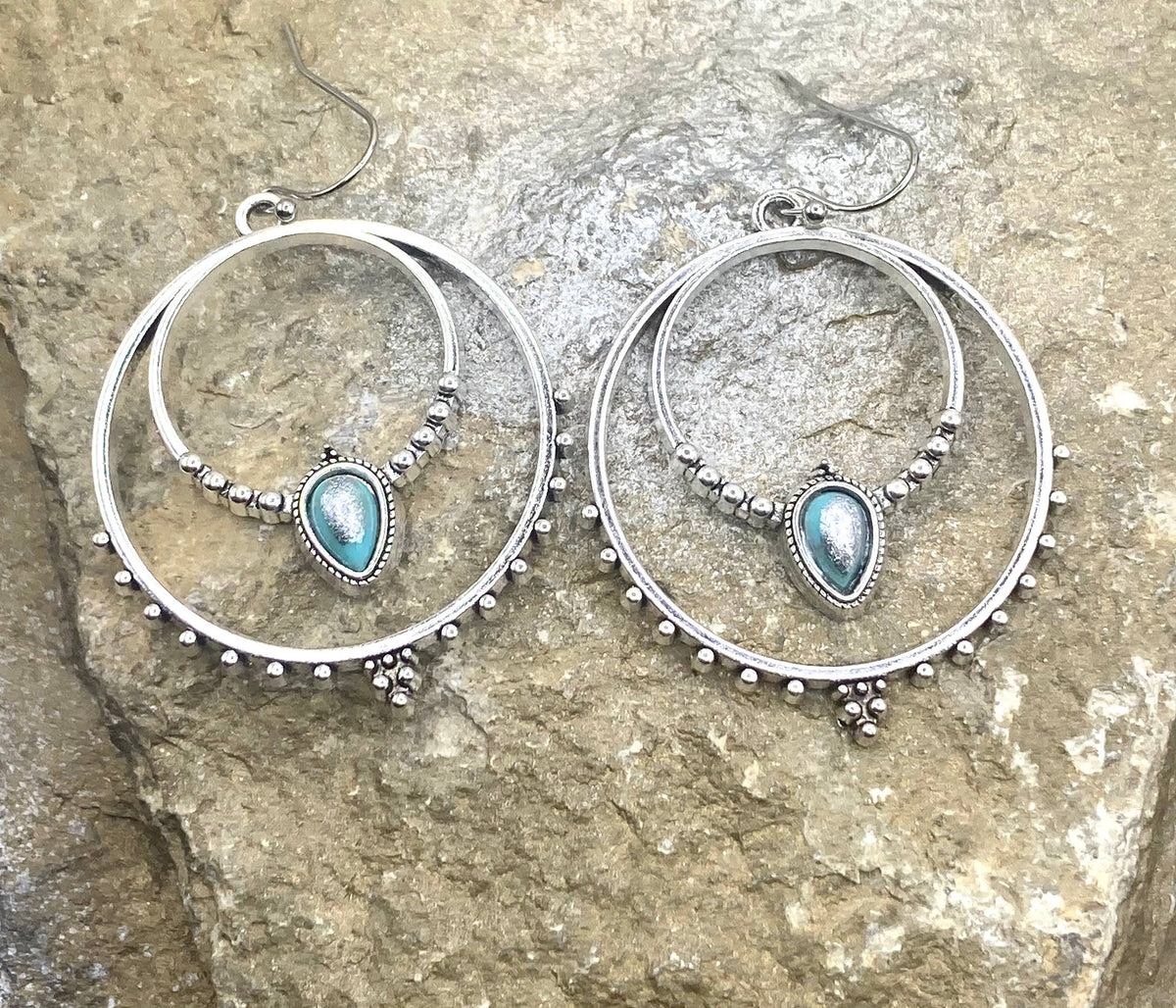 Boho Hoop Statement Earrings