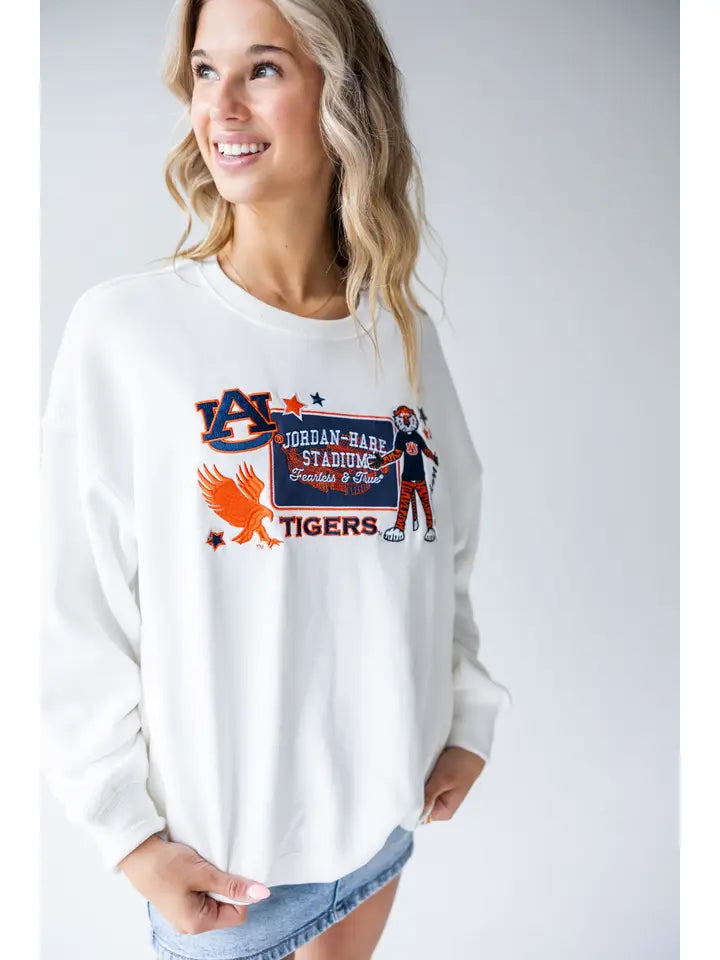 Auburn Patch Crewneck Sweatshirt