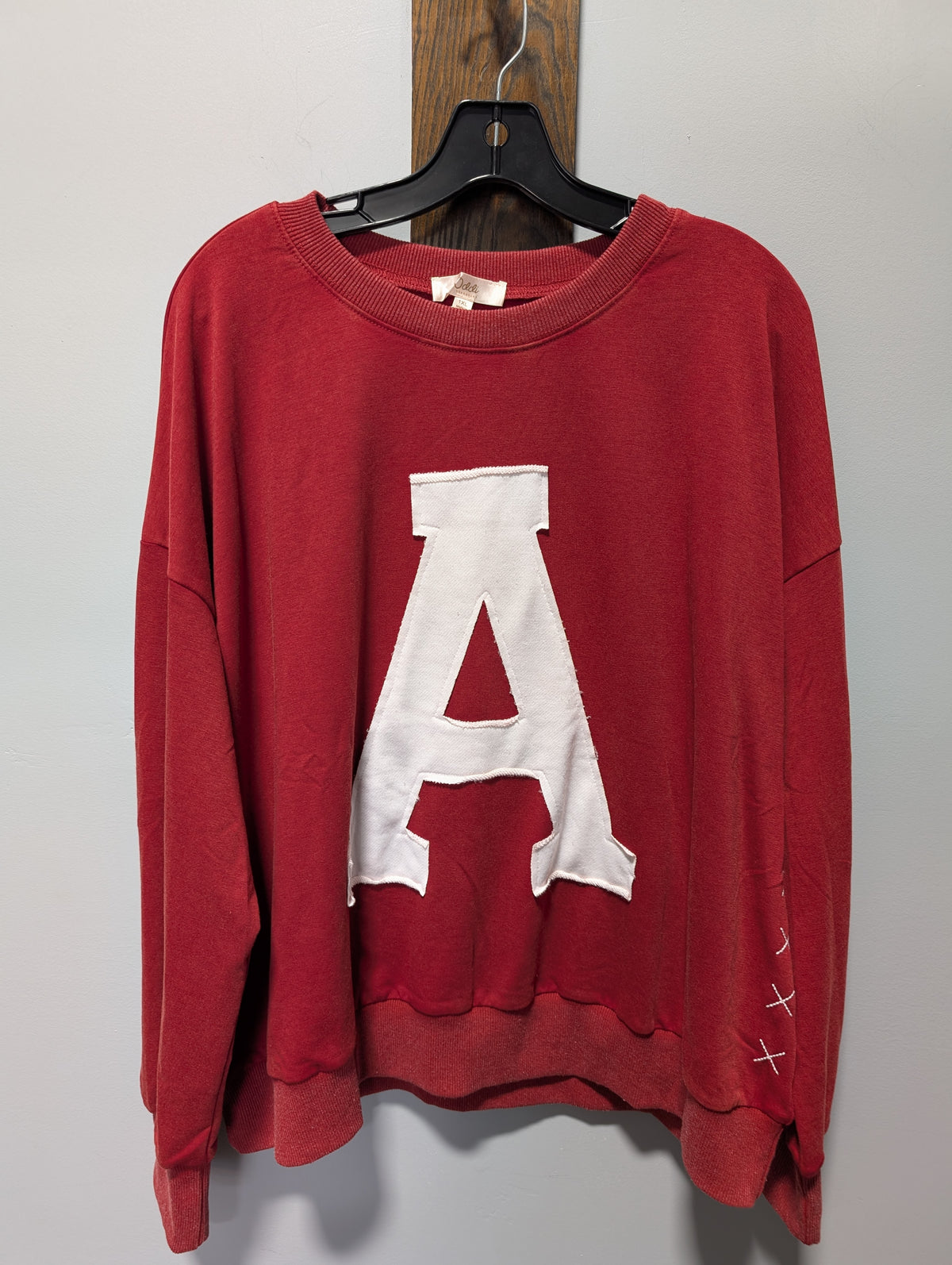 Acid washed Sweatshirt with A Logo