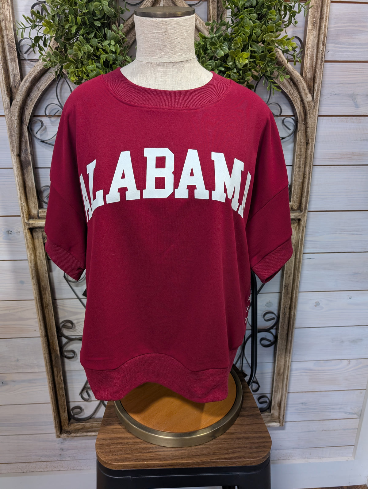 Boxy Short Sleeve Sweatshirt