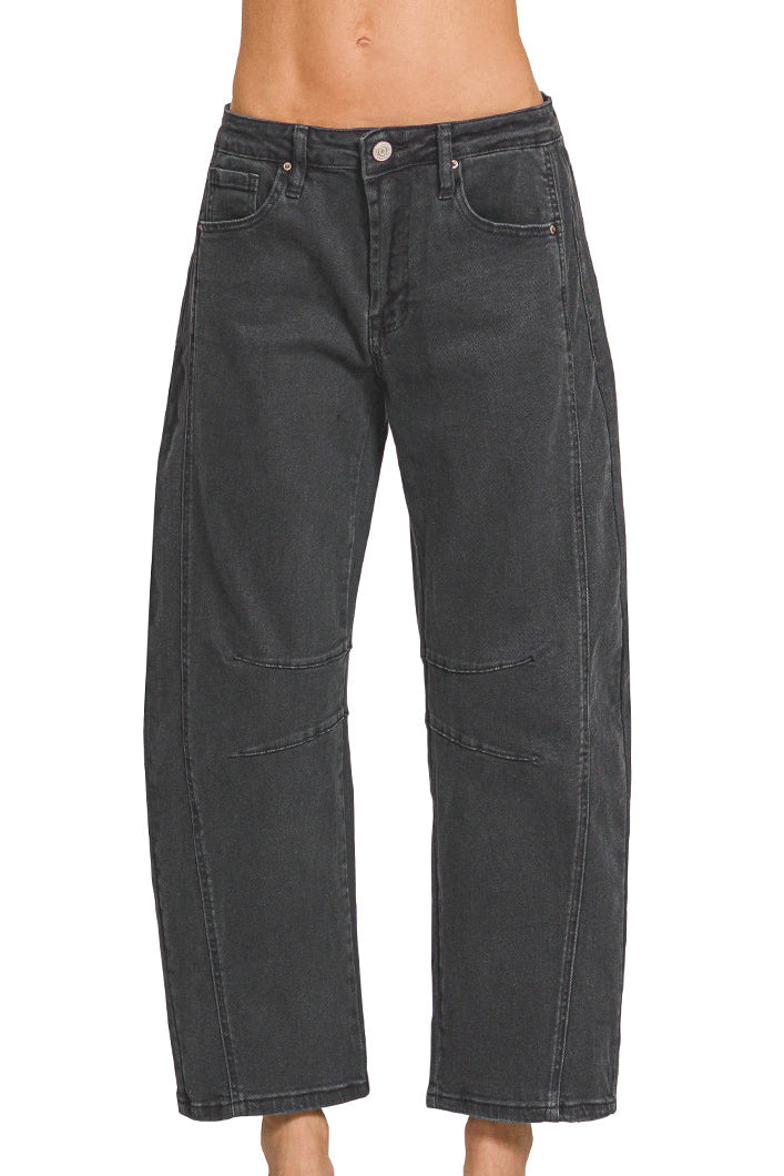 Barrel Leg Denim Pant