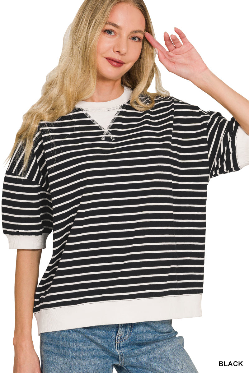 Striped Pullover Top