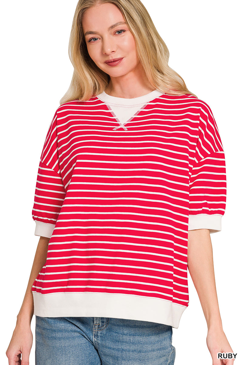 Striped Pullover Top