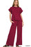 Cotton slub short sleeve tee & long pants set