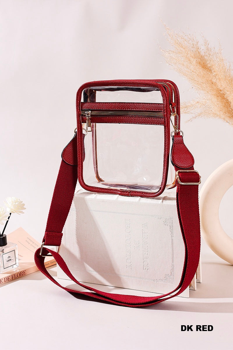 Clear Stadium Messenger bag