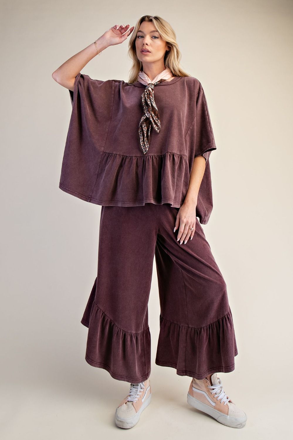 Knit Ruffle Bottom Set