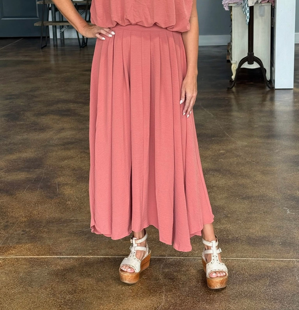 Apricot skirt
