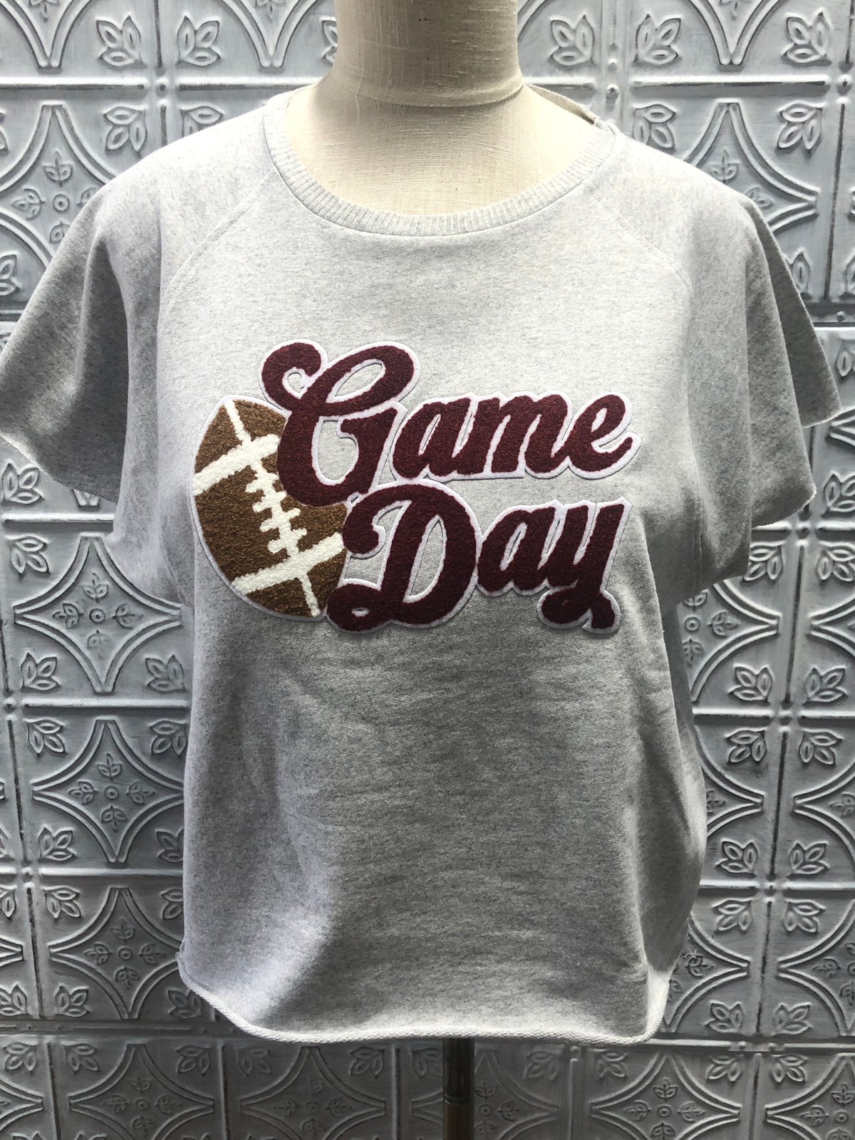 GameDay Chenille Croppped T-shirt