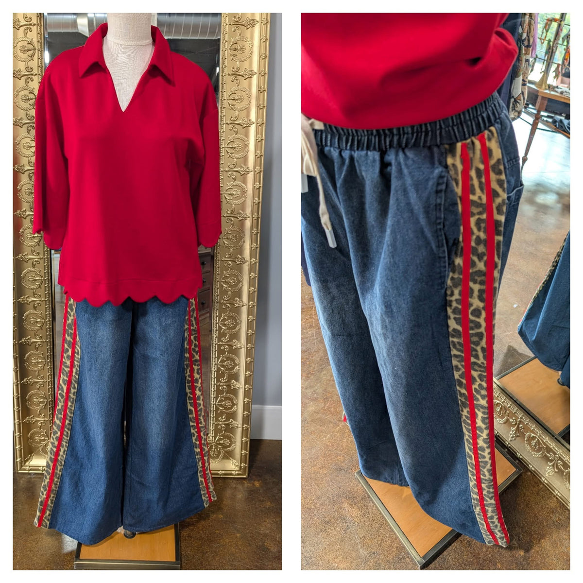 Scallop Edge Detail Solid Top