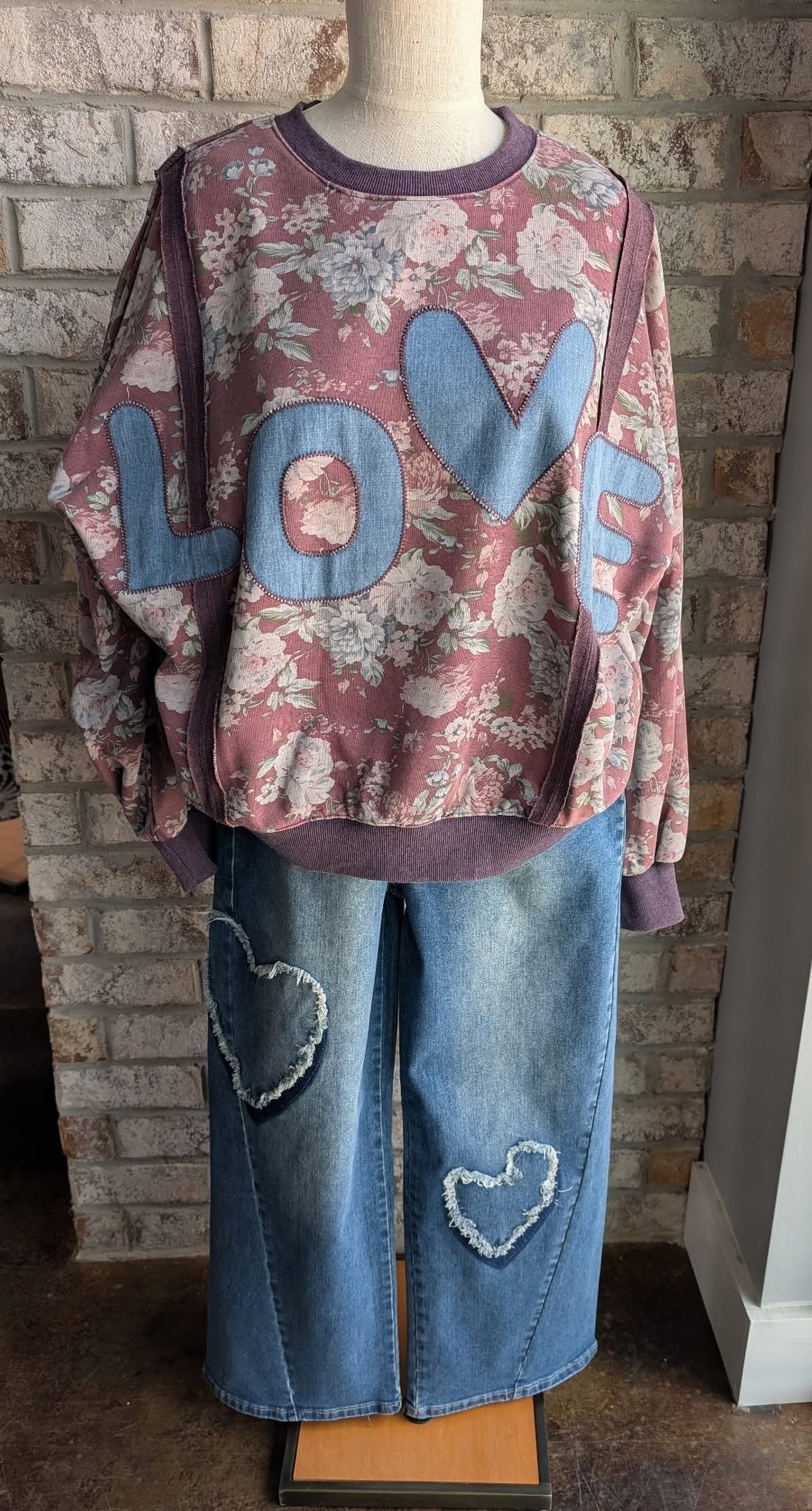 Floral Printed Pullover