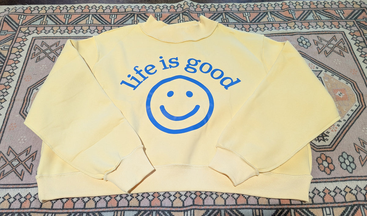 You Are Exactly reversible Mockneck Sweatshirt