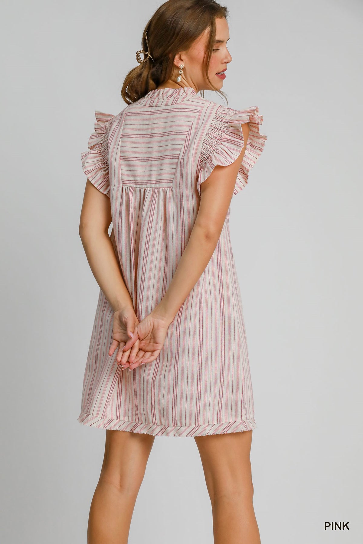 Striped Babydoll Dress