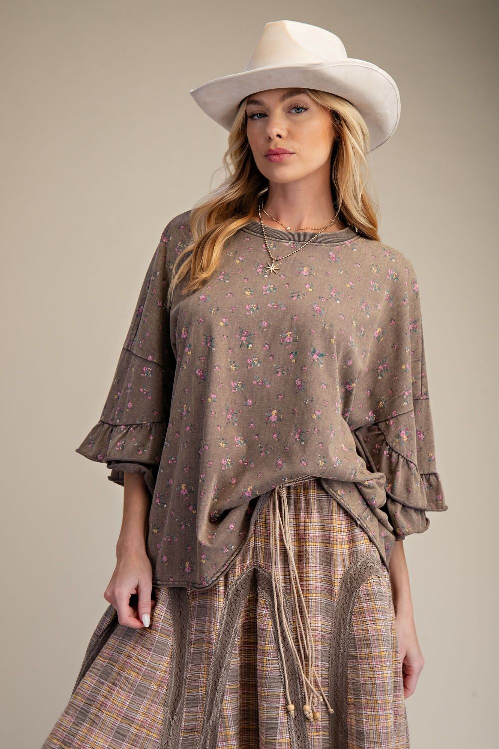 Ruffle Sleeve Top