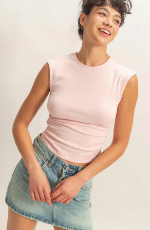 Side Scrunch Top