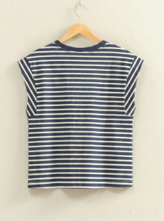 Striped Cap Sleeve Top