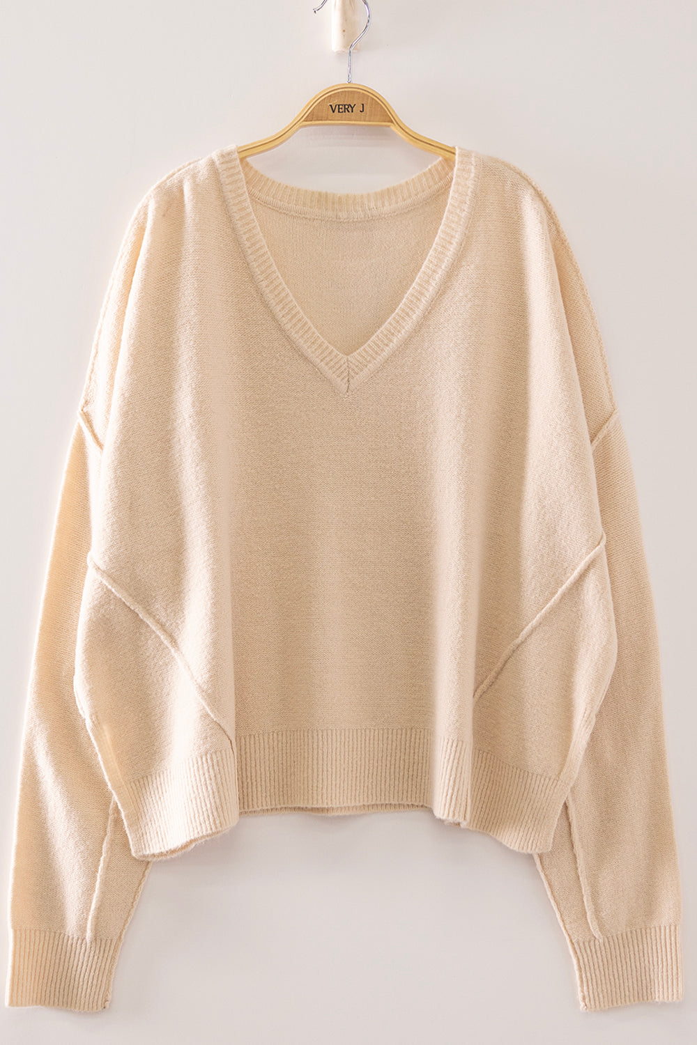 V Neck Pullover Sweater