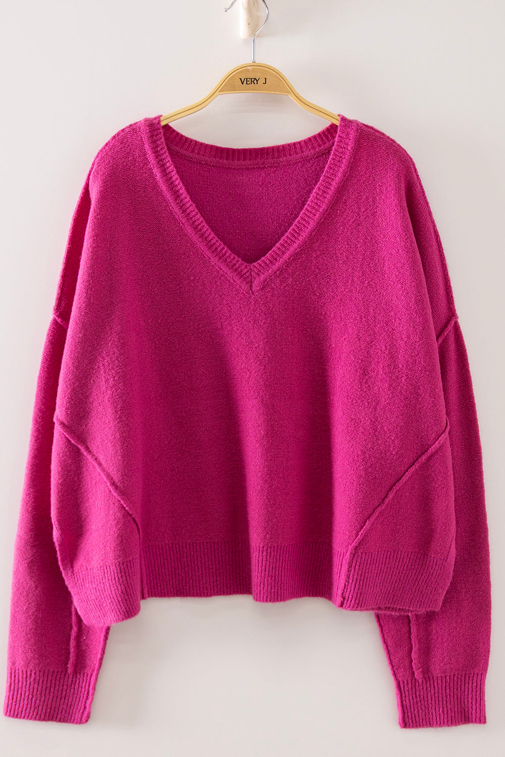 V Neck Pullover Sweater