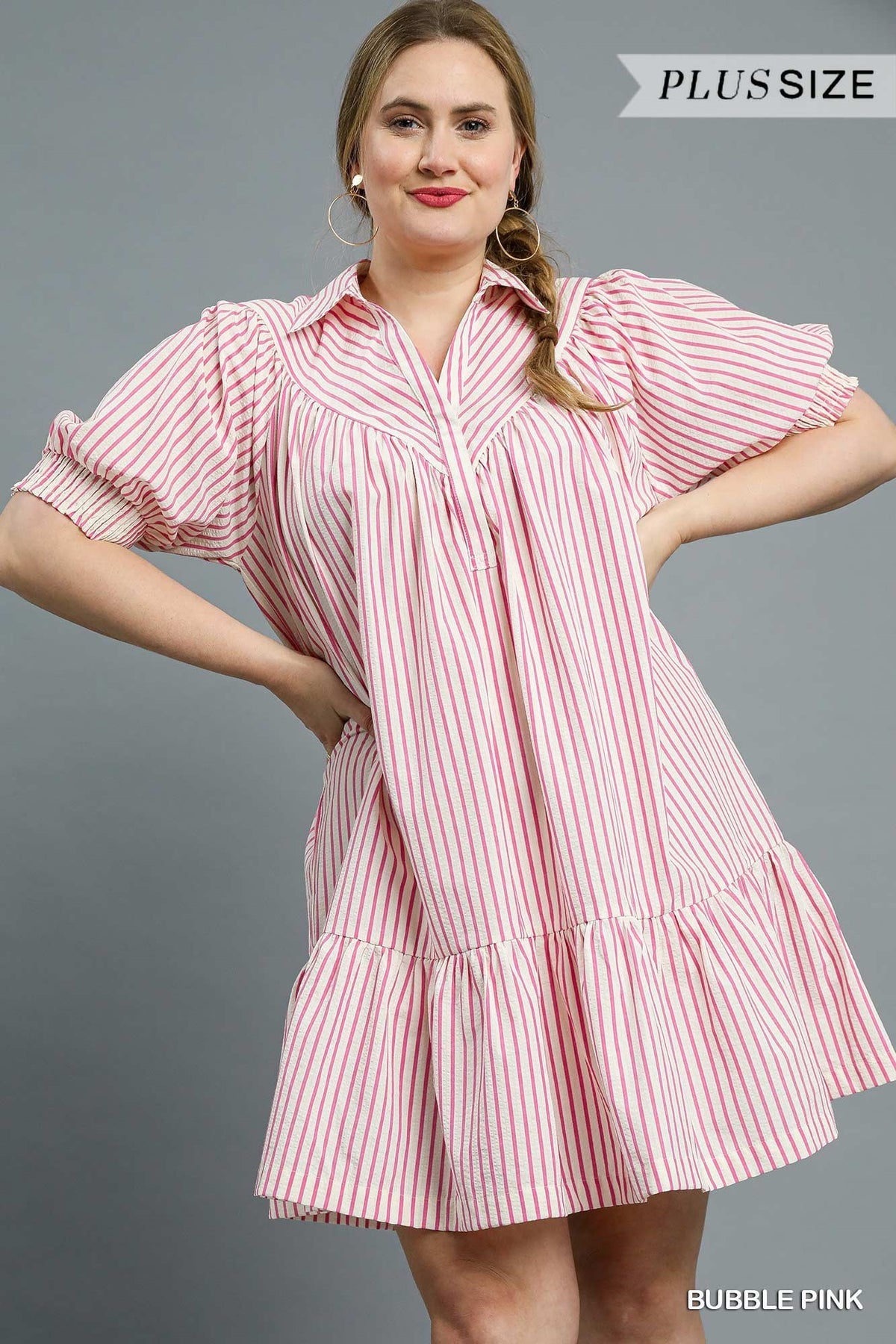 Striped Babydoll Dress