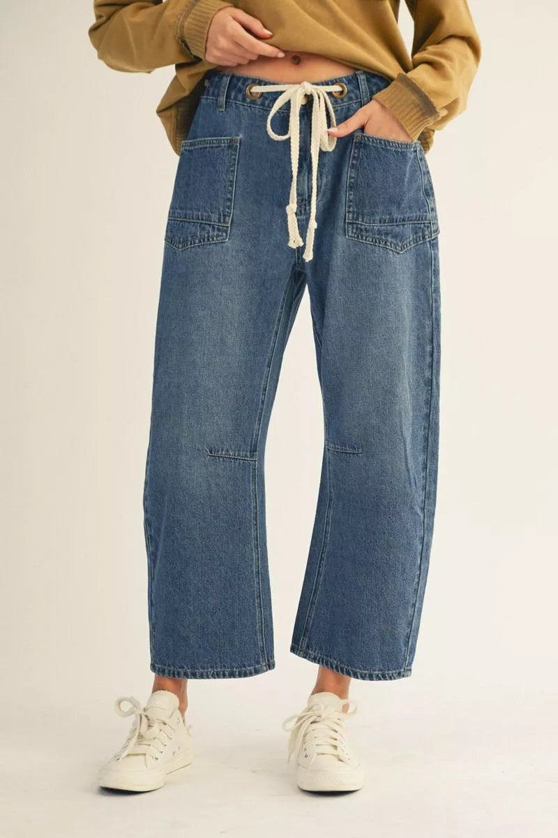 Washed Denim Barrel