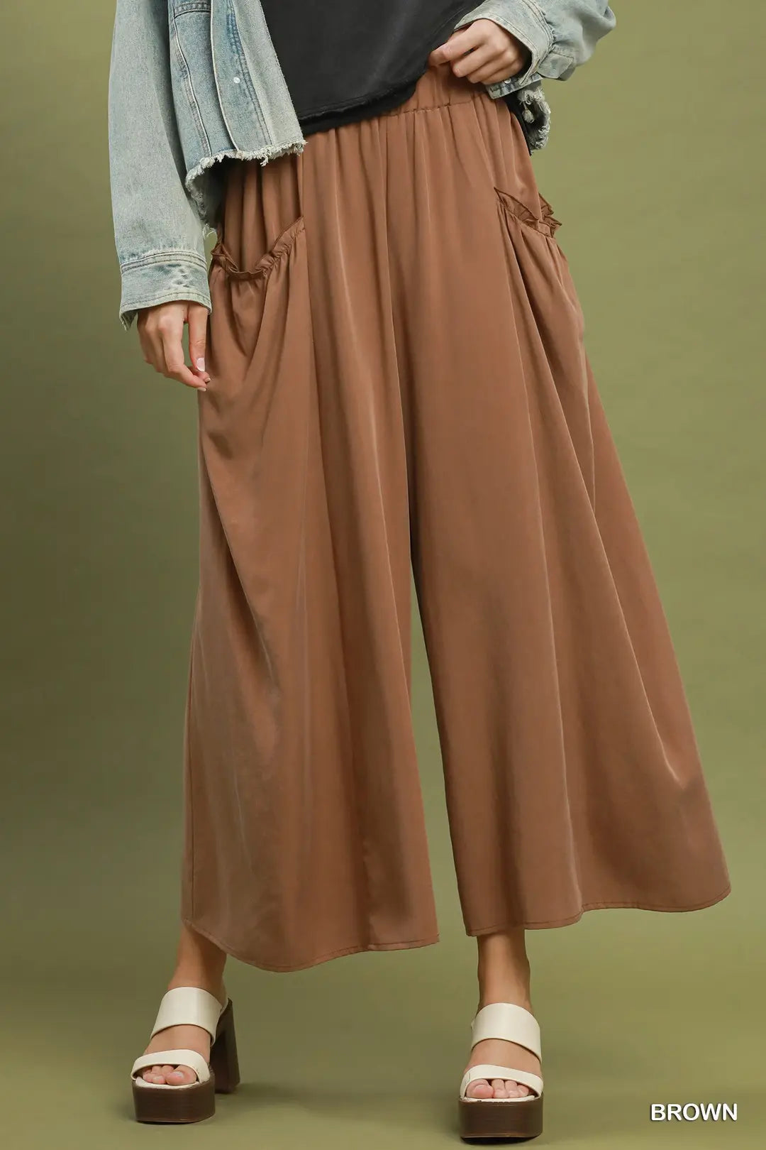 Wide Leg Pant with Pockets