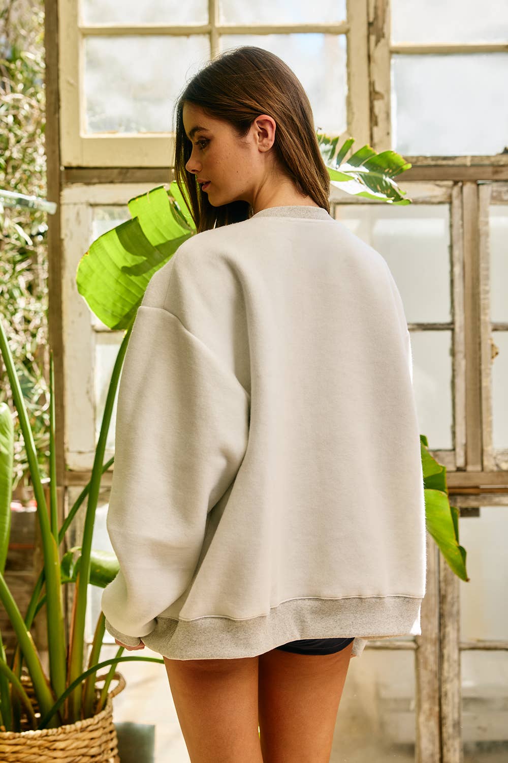 IT3097-AL | 'Alabama/AL' Reversible Oversized Pullover