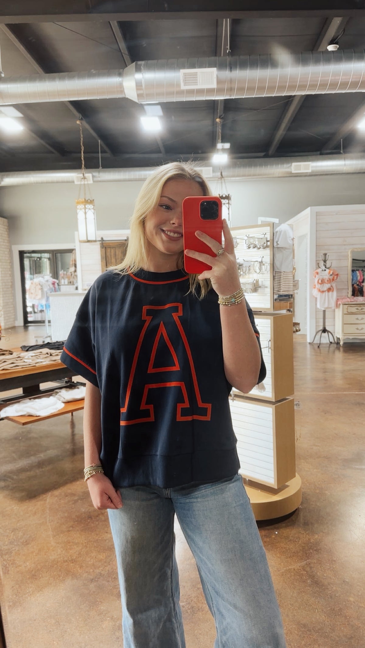 Oversized Game Day Short Sleeve sweatshirt