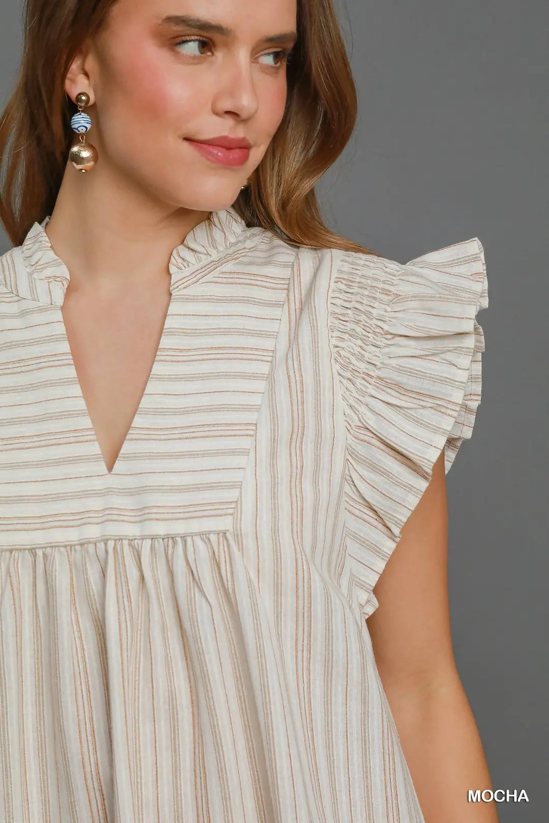 Striped Babydoll Dress