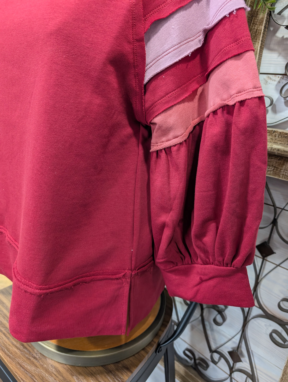 Raglan Sleeve Solid Top