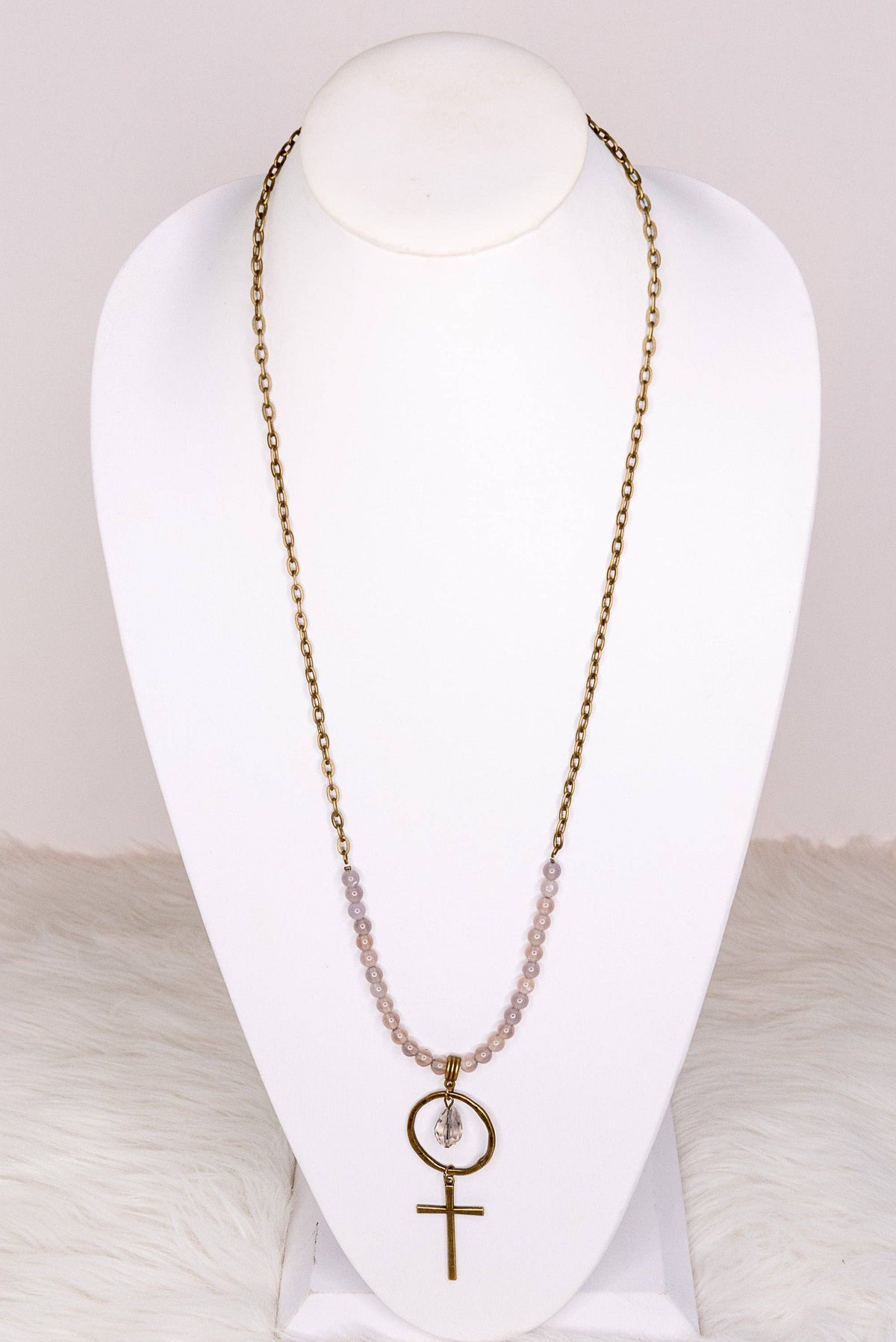 Gianna Necklace in Crystal