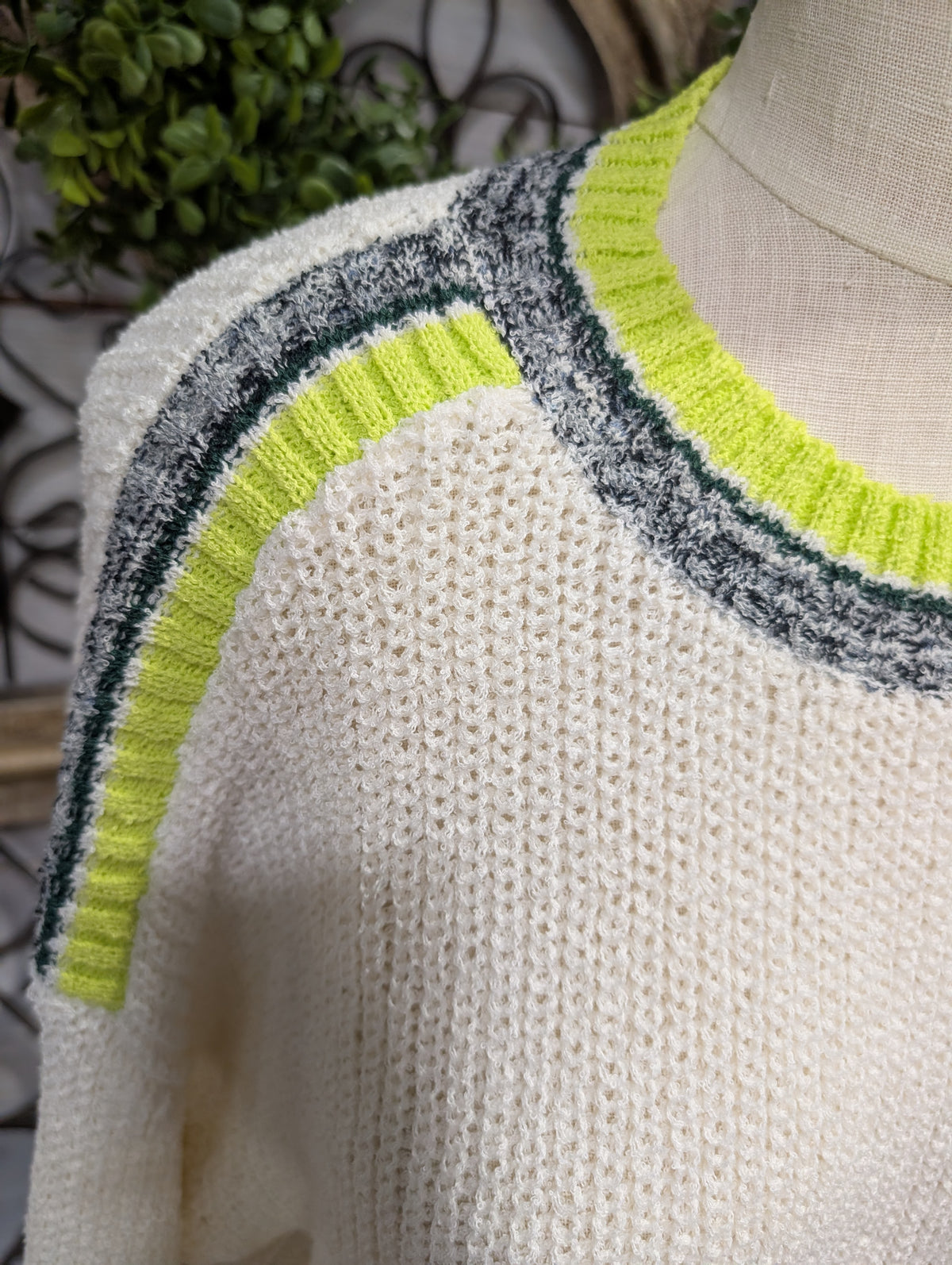 Color Mix Knitted Sweater