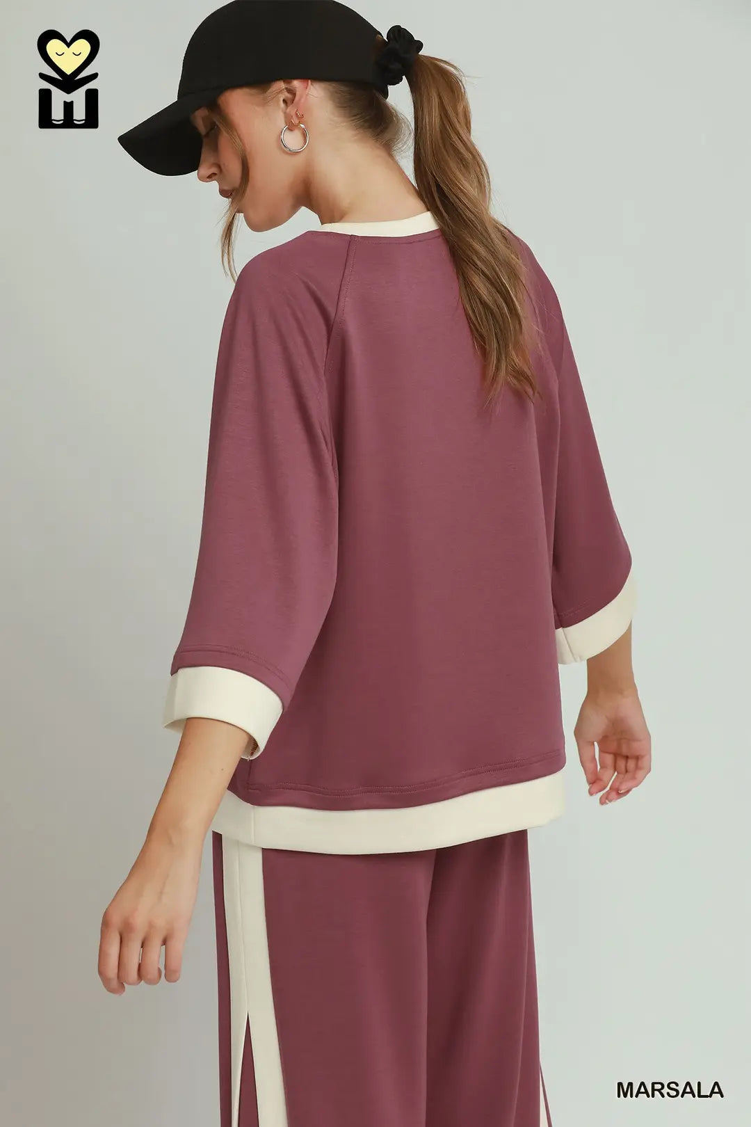 ColorBlock Raglan Top
