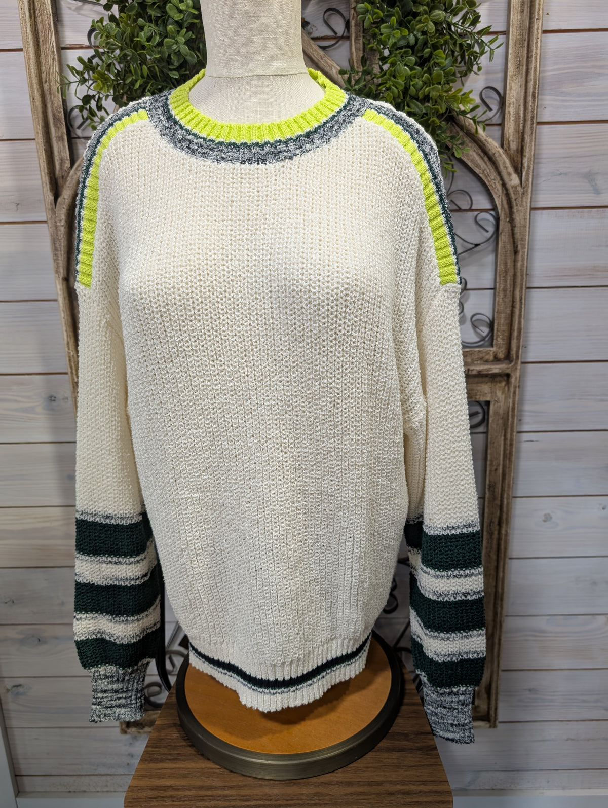 Color Mix Knitted Sweater