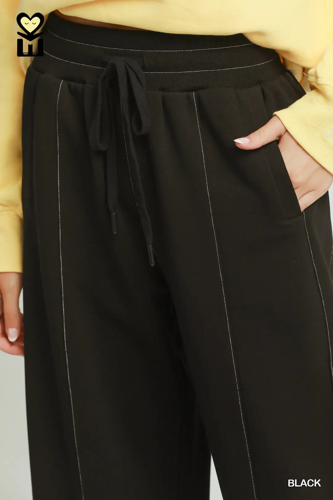 Contrast Stitch Pants