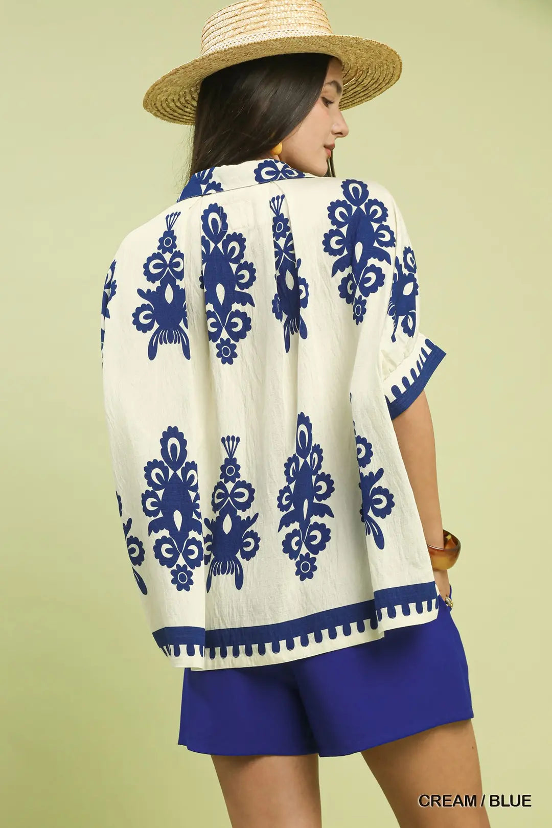 Abstract Print Top