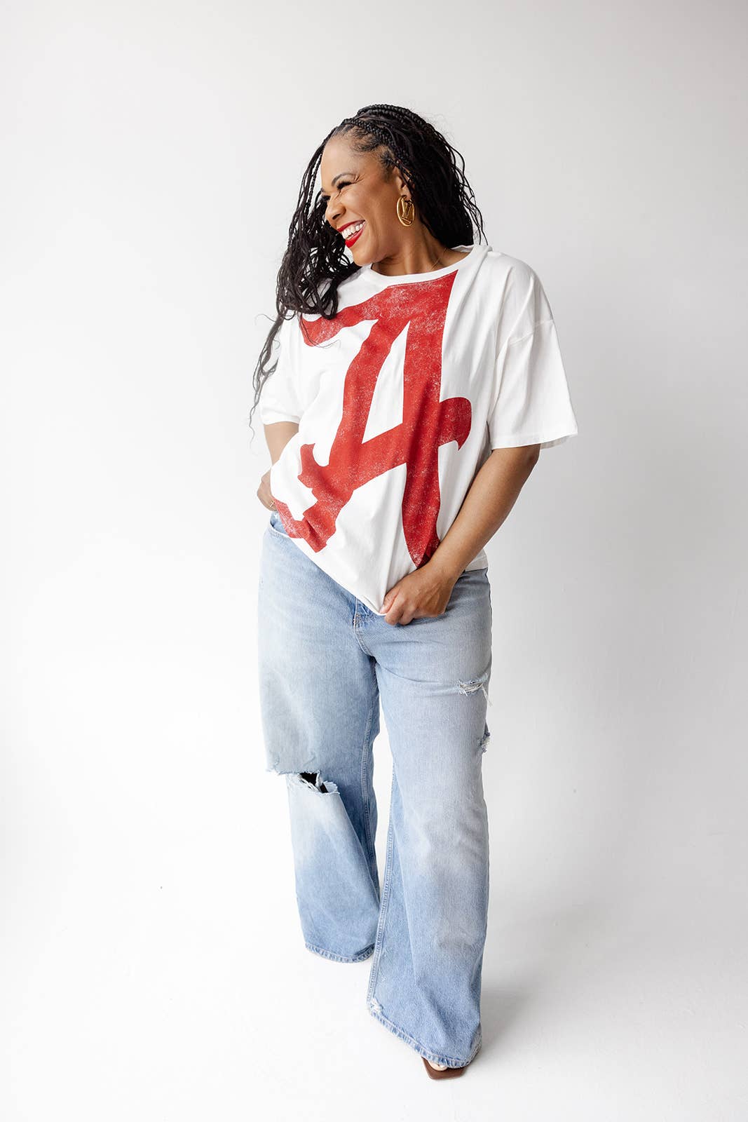 Alabama Lawson Logo Oversized Tee