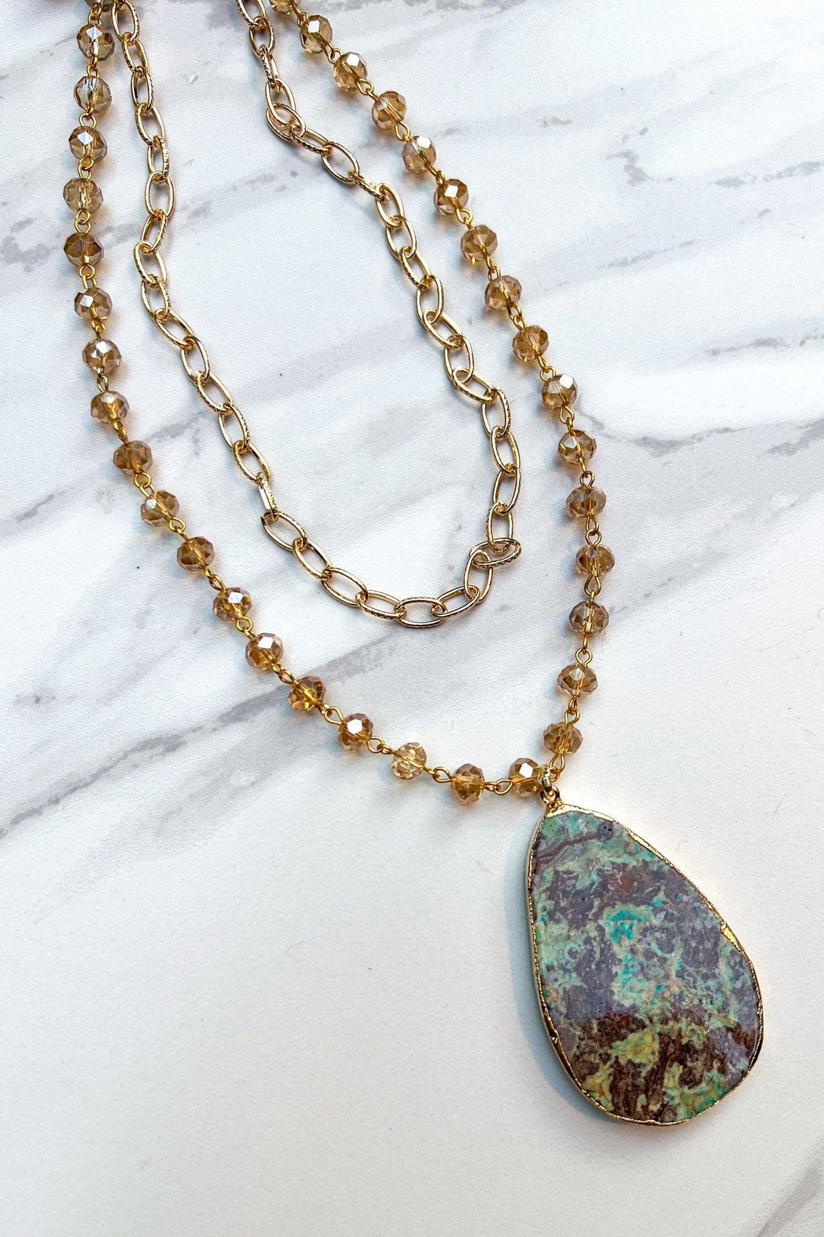 Sabrina Gold Short Necklace